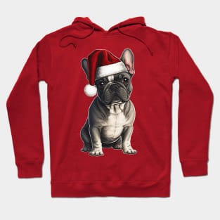 Santa French Bulldog Hoodie